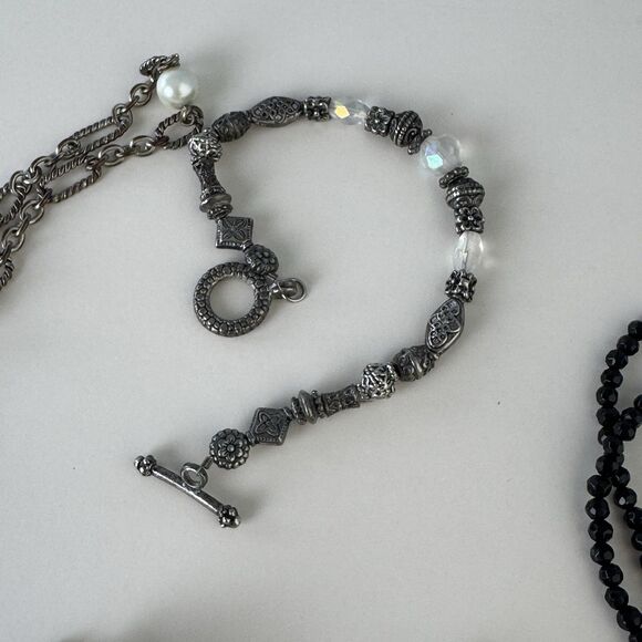 Vintage Premier Designs PD Fashion Jewelry Lot 6 Bracelets & 1 Necklace - Picture 7 of 10